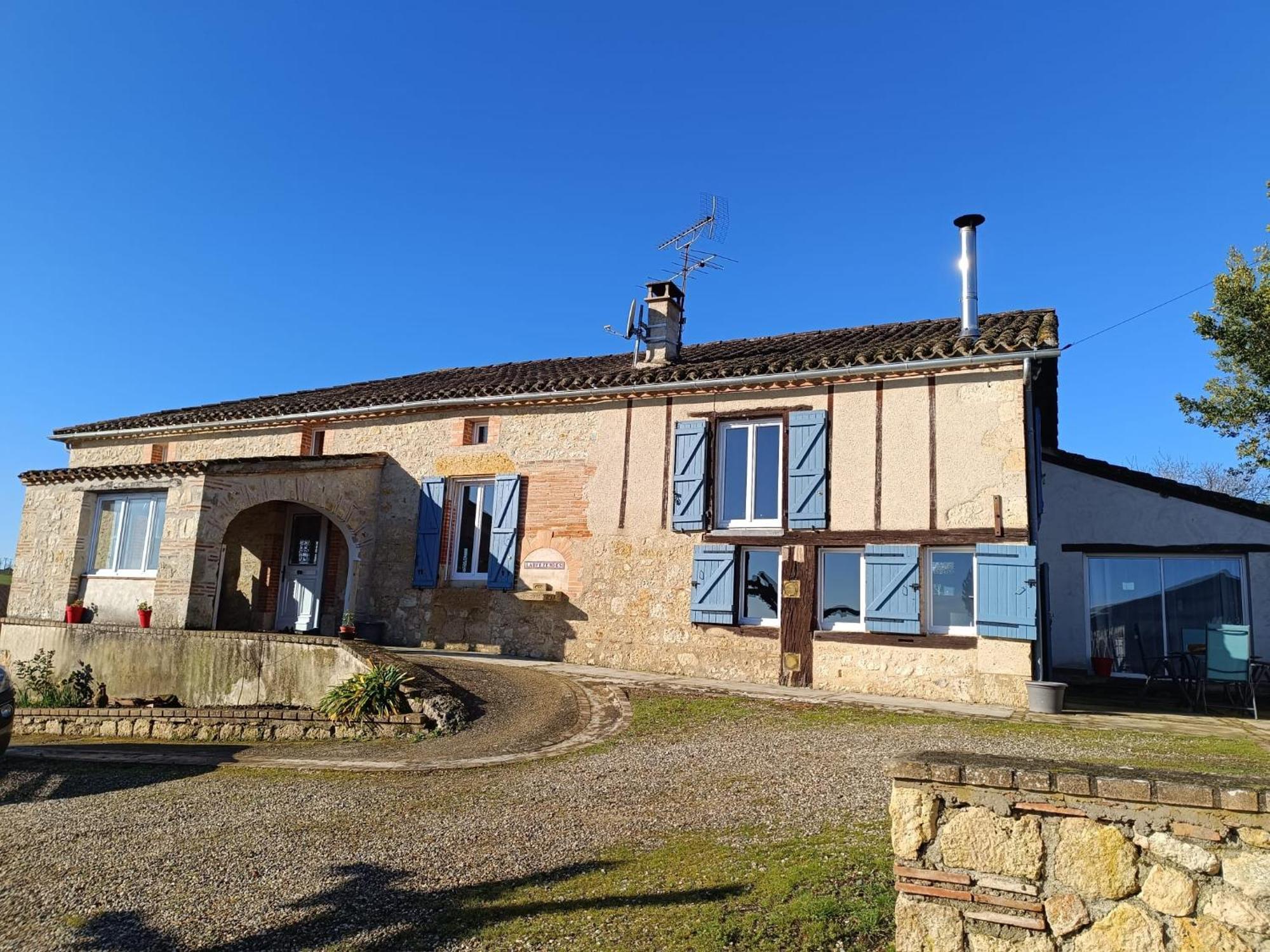 La Fezendes Bed and Breakfast Miradoux Exterior foto